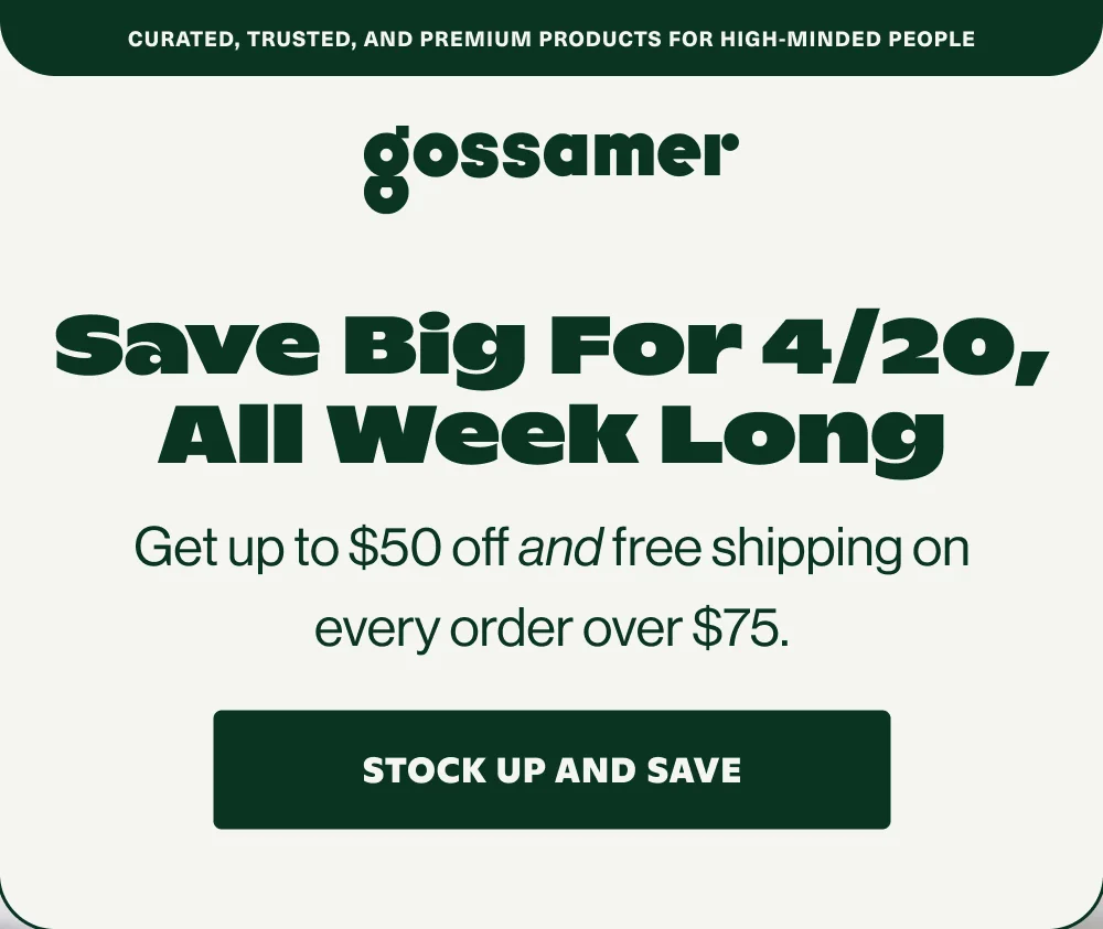 Save big for 4/20