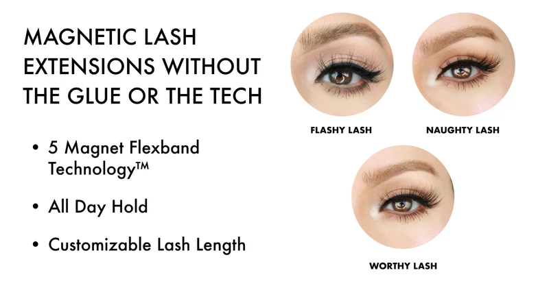 Magnetic Lash Extensions Without The Glue Or The Tech