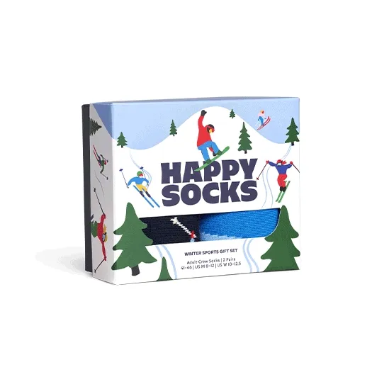2-Pack Winter Sports Socks Gift Set