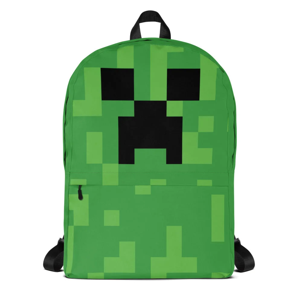 Image of Minecraft Creeper Big Face Backpack