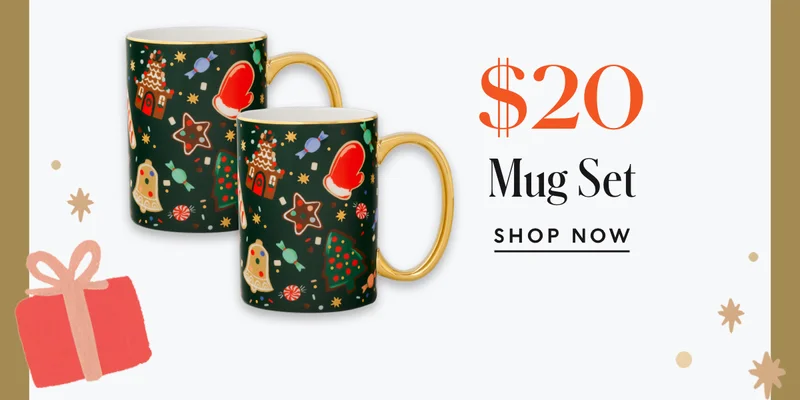 Christmas Cookies Mug Set