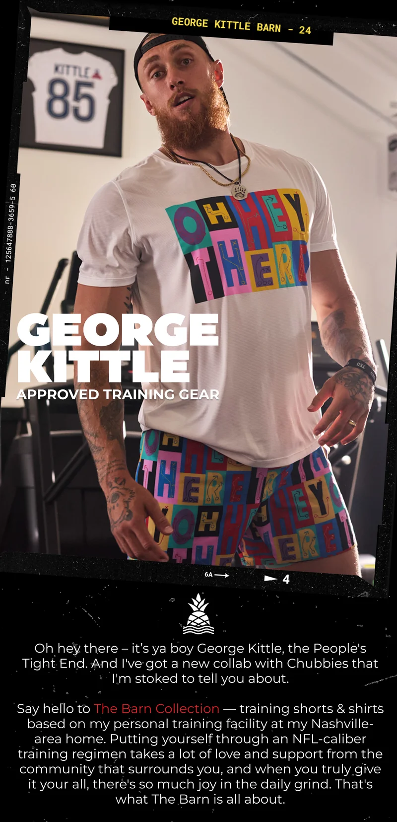 GEORGE KITTLE APPROVED TRAINING GEAR