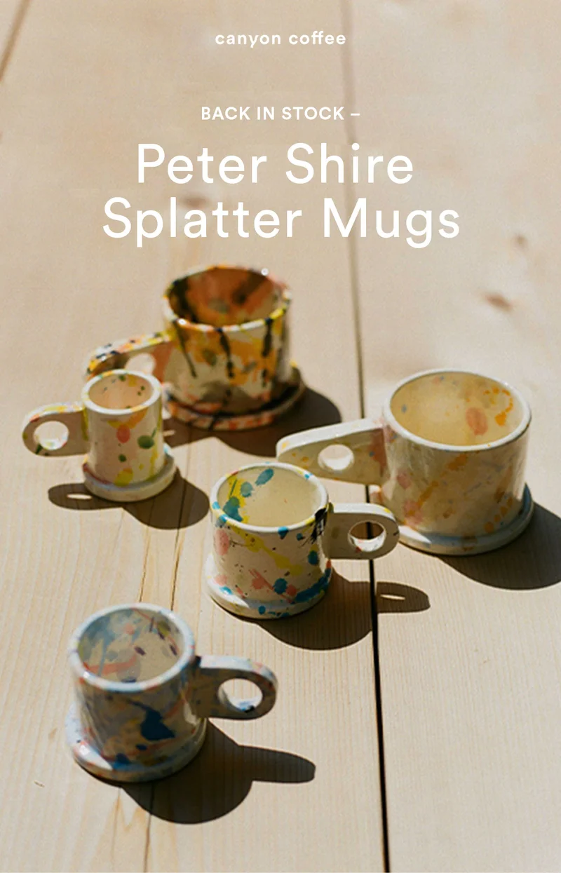 shop peter shire splatter mugs