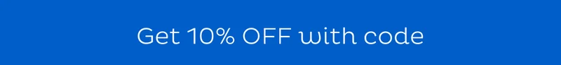 Get 10% off with code WELCOME10