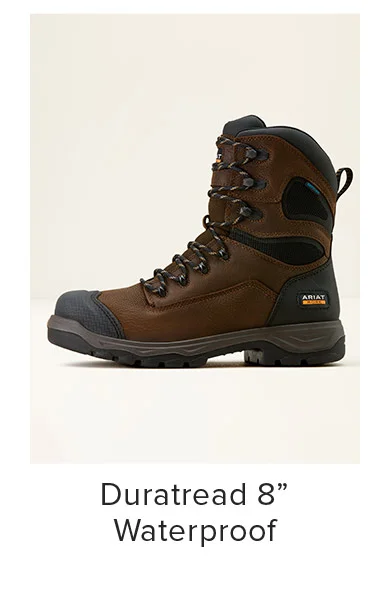 Duratread 8”  Waterproof in Rich Brown