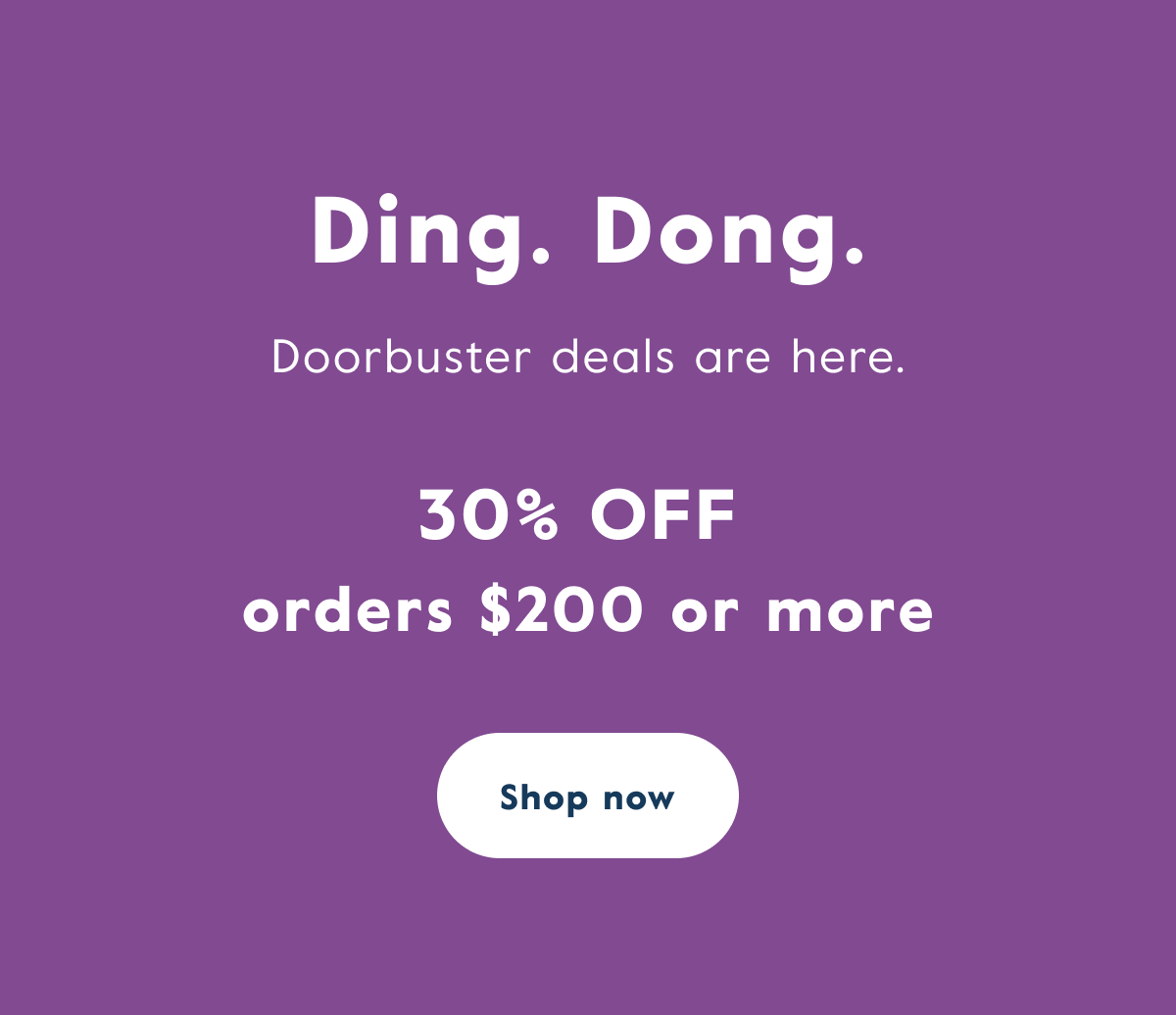 Ding. Dong. Doorbuster deals are here.