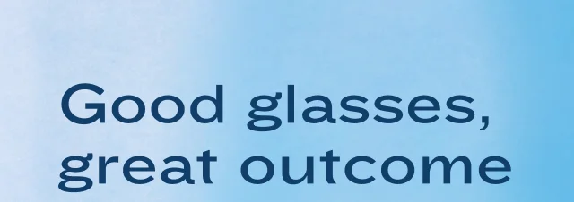 Good glasses, great outcome