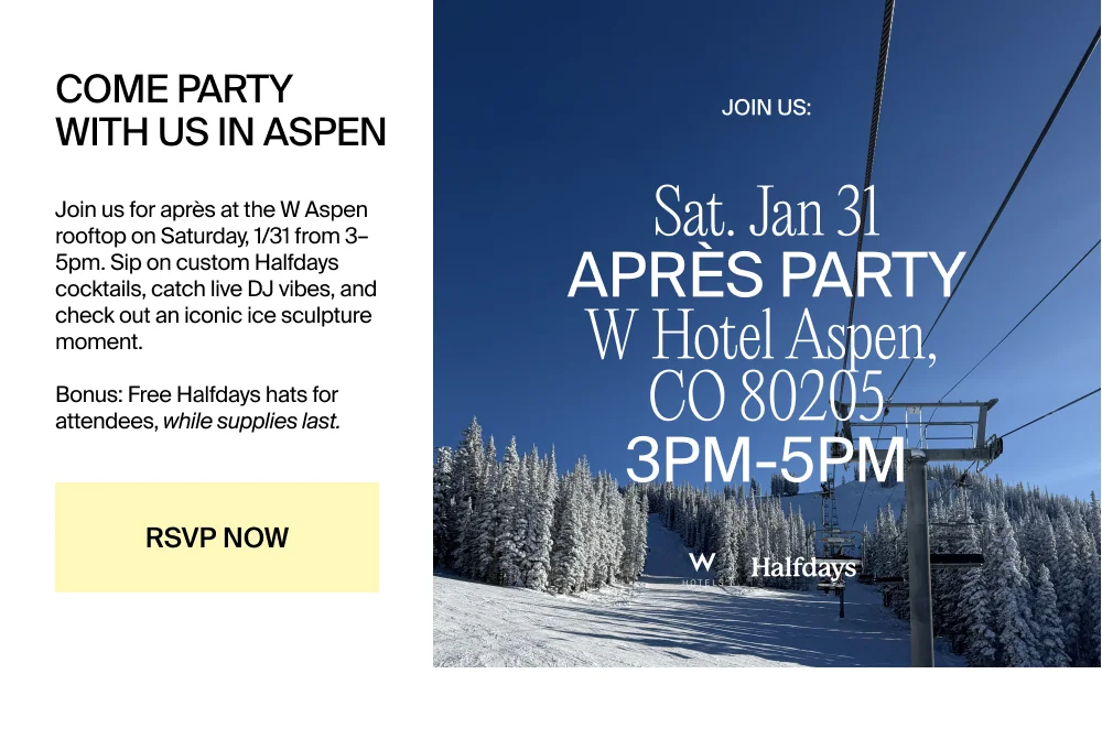 RSVP to our Aspen Après Party with W Aspen