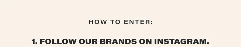 how to enter: 1. FOLLOW our brands ON instagram.  find us at @drinkhiyo + @shopilovechamoy.