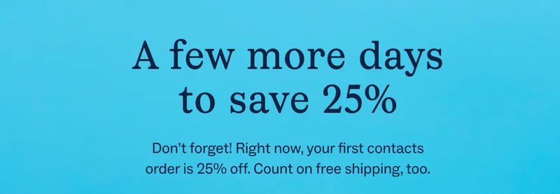 A few more days to save 25%