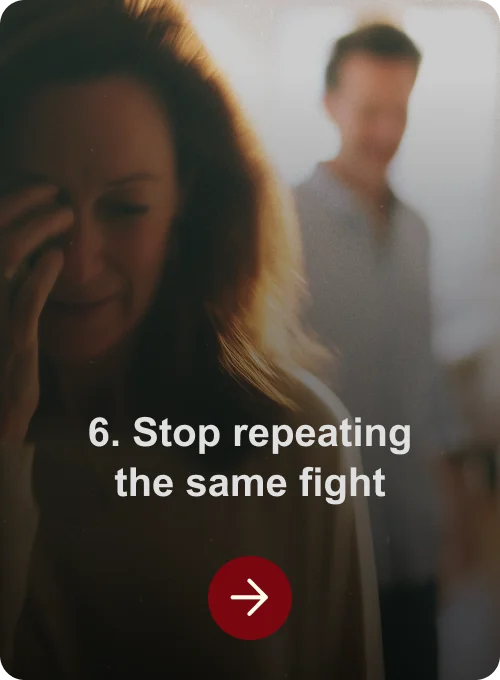 Stop repeating the same fight