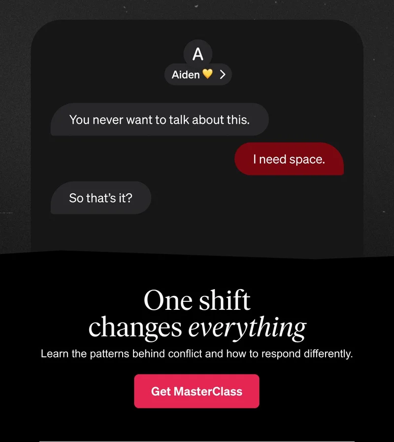 One shift changes everything. Stop the pattern.
