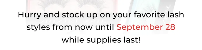Hurry & Stock Up!