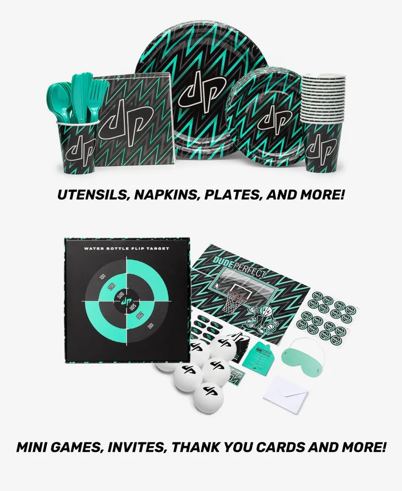 Utensils, napkins, plates, and more!