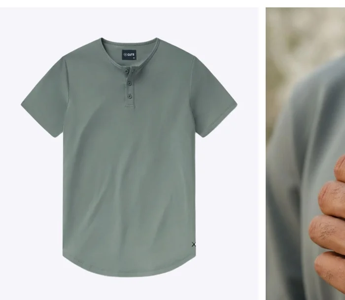 AO Henley Short Sleeve