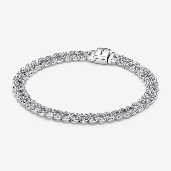 Pandora Timeless Pavé Cuban Chain Bracelet Pandora Timeless Pavé Cuban Chain Bracelet