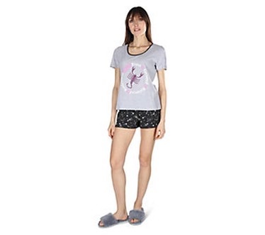 Memoi Zodiac T-Shirt & Short Pajama Set  Size S  Scorpio