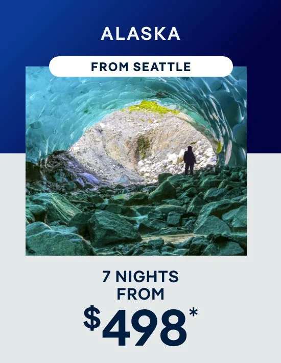 Alaska – 7 Nights From Seattle – Click to View Cruises & Book Now