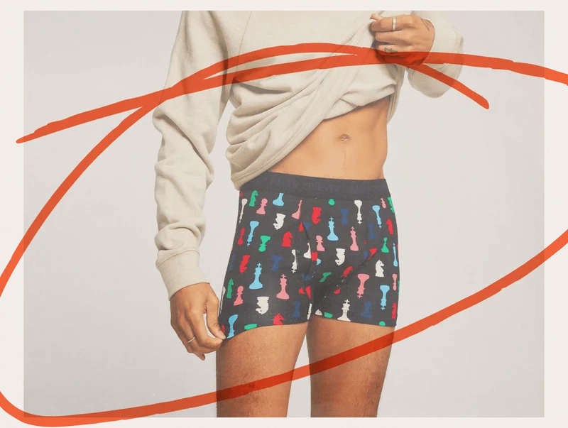 Model in SuperSoft boxer briefs.