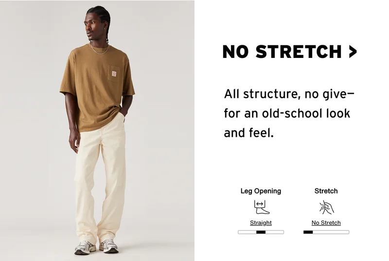 SHOP NO STRETCH JEANS