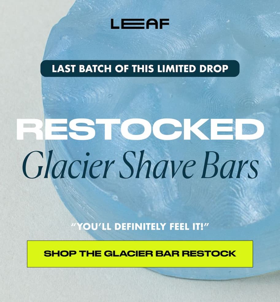 Last batch of this limited drop, glacier shave bars are restocked.