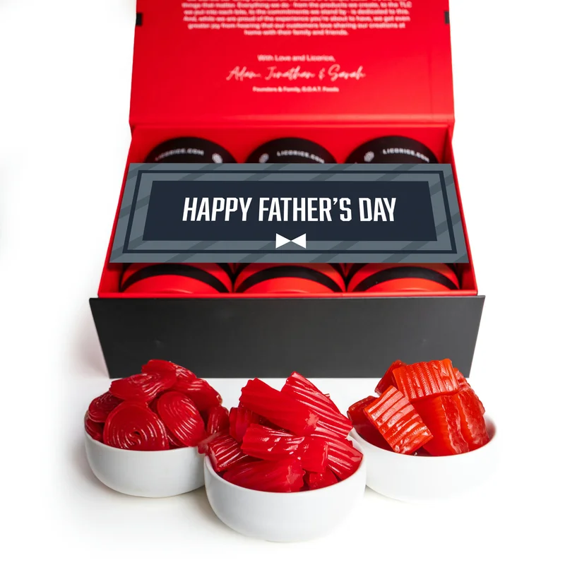 Image of Red Licorice Lover Father's Day Gift Box