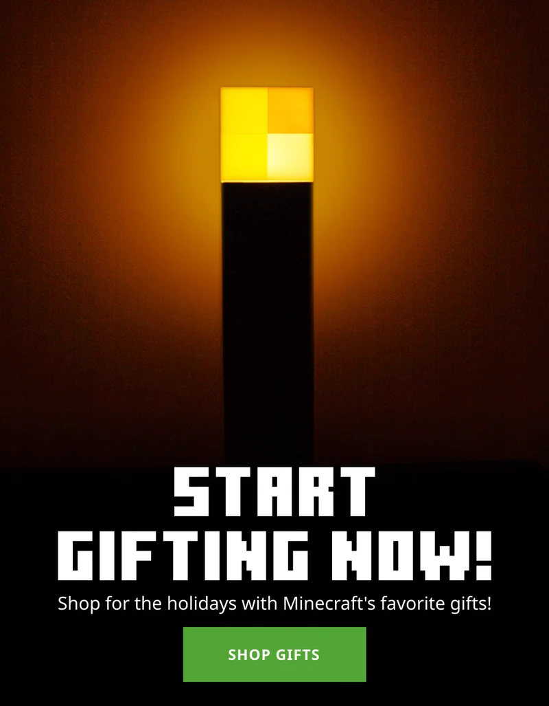Start Gifting Holiday Favorites From Minecraft Now!