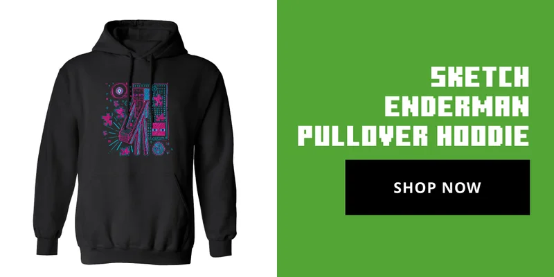 Shop Sketch Enderman Pullover Hoodie