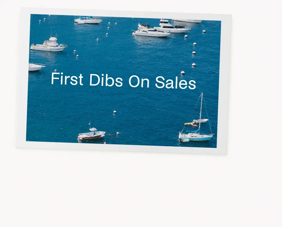 Early Access to sales, community events, and get instant order updates.