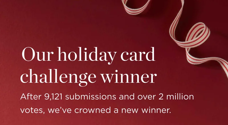 Our Holiday Card Challenge Winner