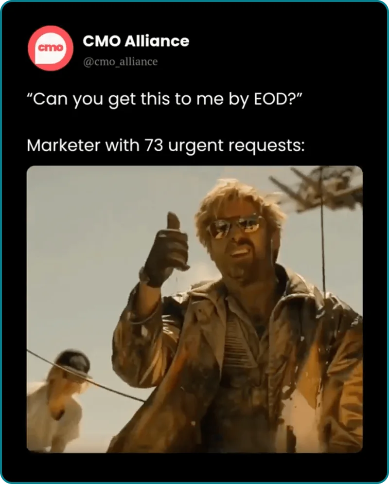 Social Post from CMO Alliance with