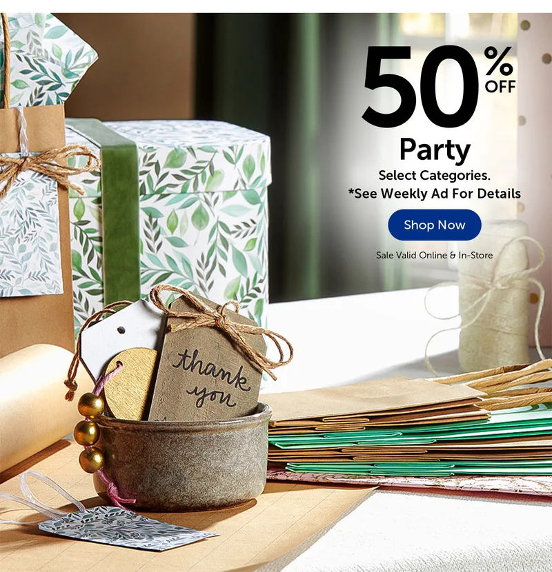 50% Off Party