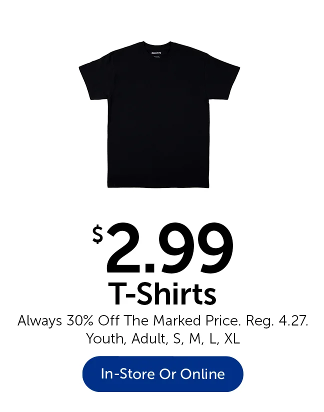 $2.99 T-Shirts