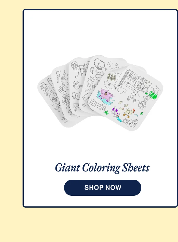 Giant Coloring Sheets. Shop Now