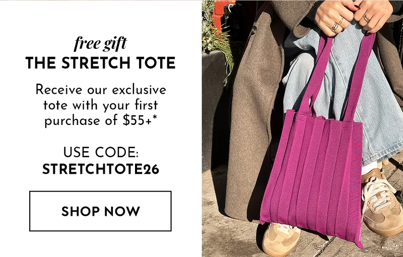 Free Stretch Tote welcome gift