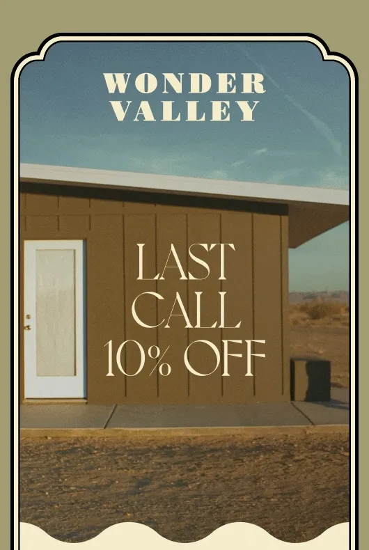 LAST CALL 10% OFF
