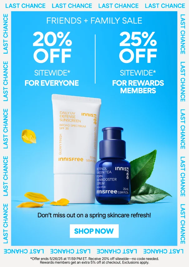 FRIENDS + FAMILY SALE