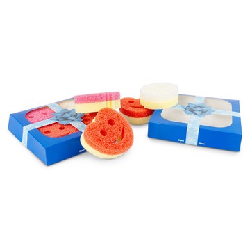 Scrub Mommy 8pc Heart Shape and Heart Eyes Sponge Set in (2) Gift Boxes