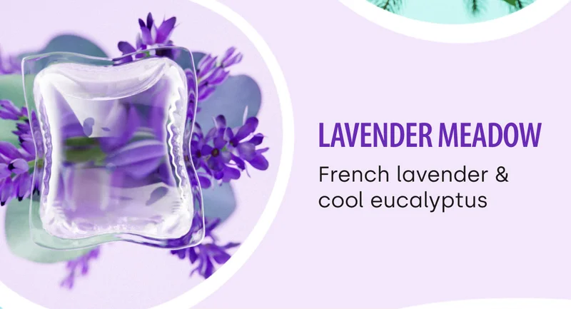 Lavender Meadow. French lavender & cool eucalyptus.