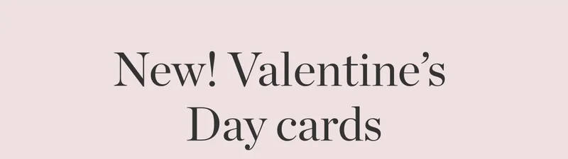 New! Valentine's Day Cards