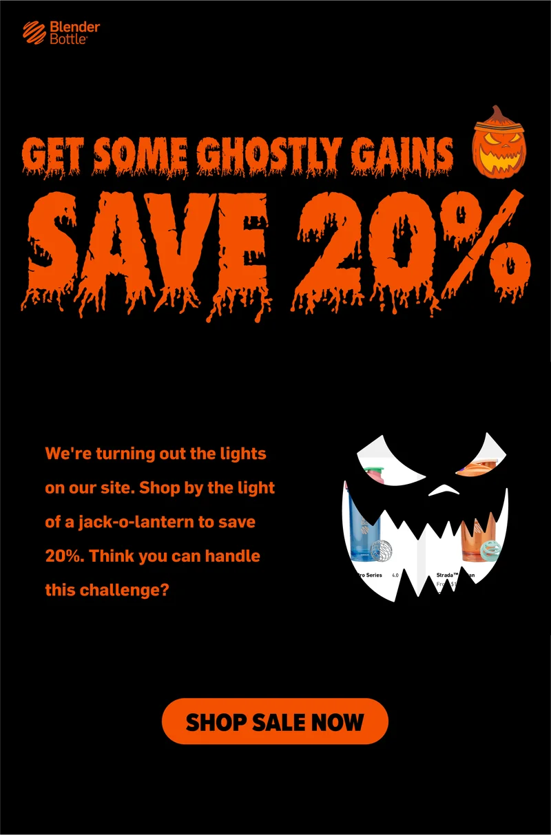 Ghostly Gains Sale with BlenderBottle