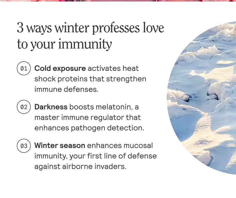 3 ways winter professes love to your immunity