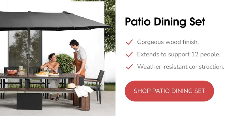 SHOP PATIO DINING SET