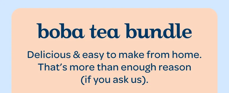 Boba tea bundle