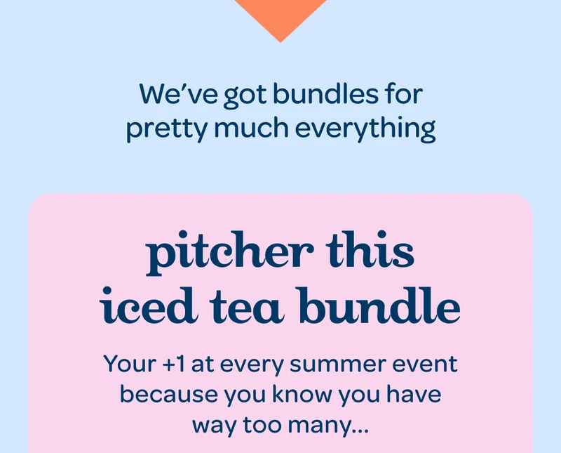 Pitcher this iced tea bundle