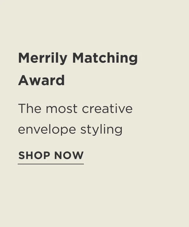 Shop Now(Merrily Matching Award)