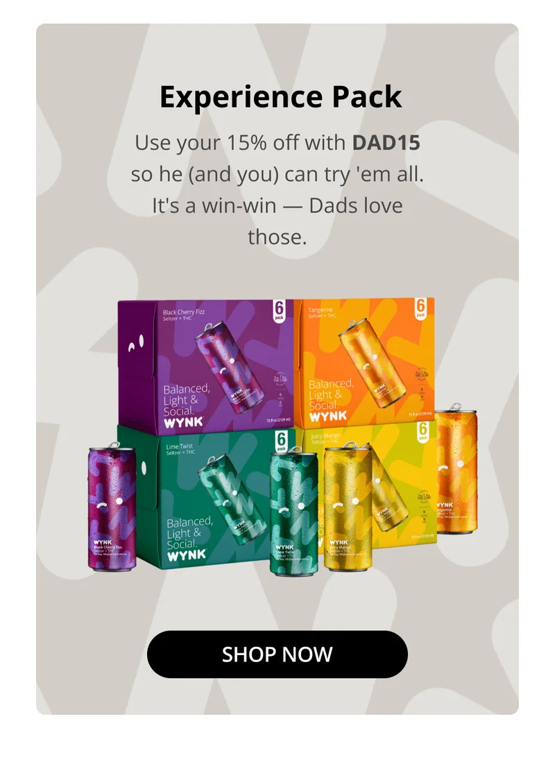 Experience Pack - Use your 15% off with DAD15 so he (and you) can try 'em all.
