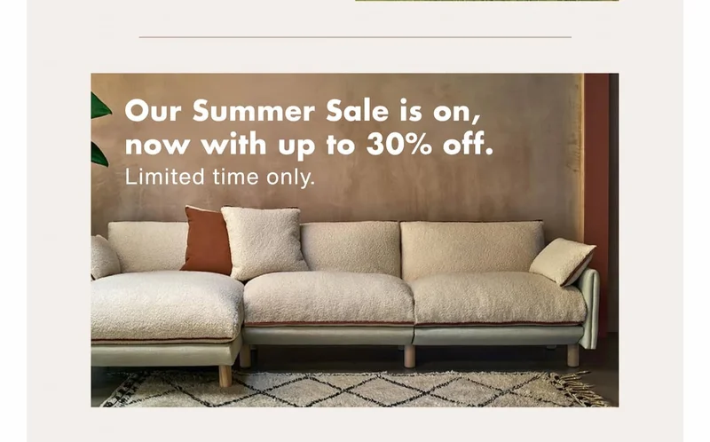 Our summer sale is on