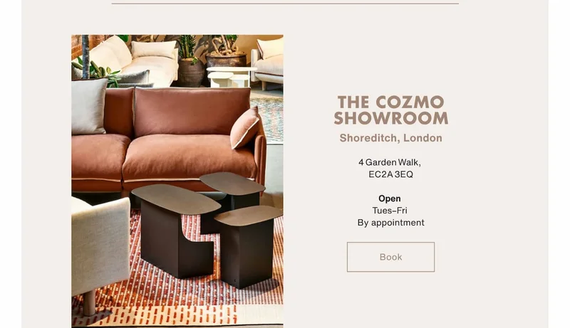The Cozmo Showroom