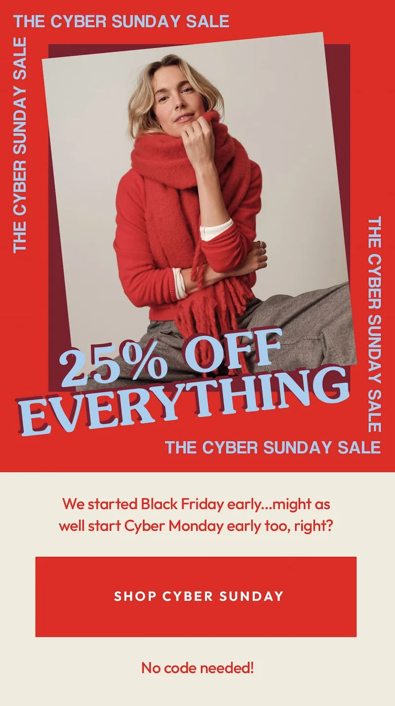 We’re making Cyber Sunday a thing